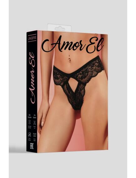 Ажурные трусики-танго с вырезами, S, Выберите размер : S , изображение 3