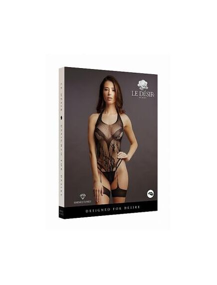 Боди со стразами Crotchless Rhinestone Halter Teddy , изображение 4