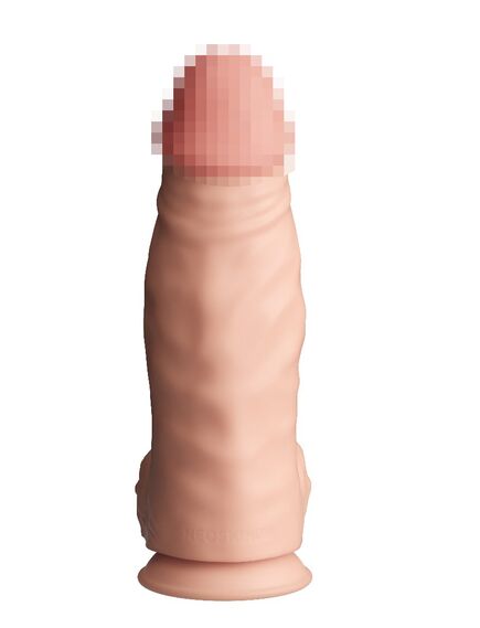 Вибромассажёр реалистик ГИГАНТ на присоске с USB ЗАРЯДКОЙ , изображение 2