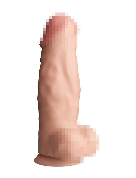 Вибромассажёр реалистик ГИГАНТ на присоске с USB ЗАРЯДКОЙ , изображение 6