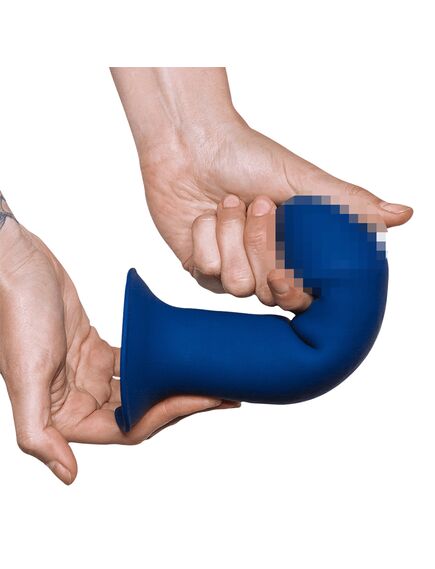 Фаллоимитатор Adrien lastic Hitsens 1, синий , изображение 3