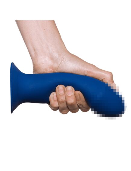 Фаллоимитатор Adrien lastic Hitsens 1, синий , изображение 4