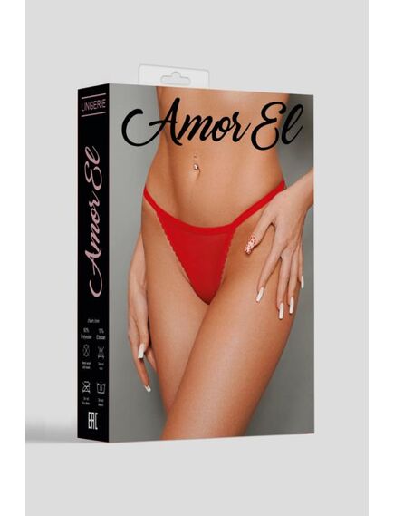 Откровенные трусики с декоративными цепочками на ягодицах, M , изображение 3