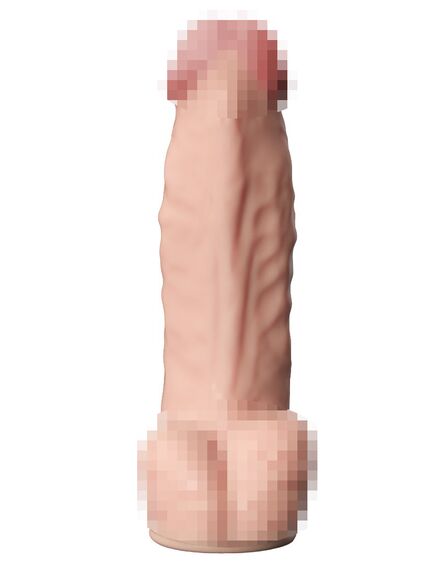 Фаллоимитатор неоскин на присоске в коробке REAL BOMB , изображение 2