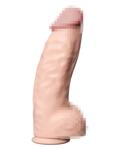 Фаллоимитатор неоскин на присоске в коробке REAL BOMB , изображение 4