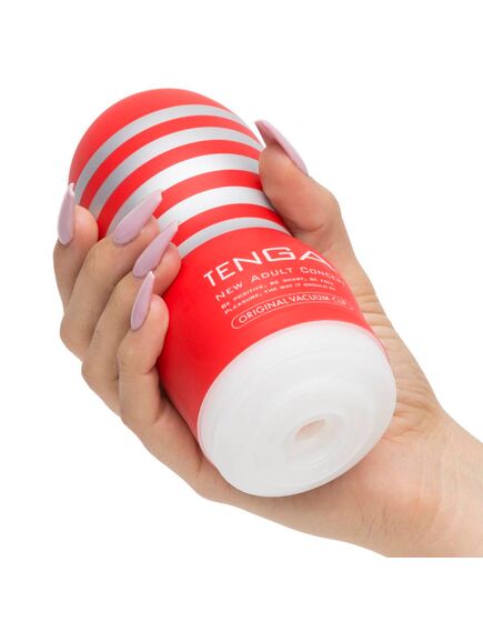 Tenga Мастурбатор Deep Throat (soft красно-серый) , изображение 7