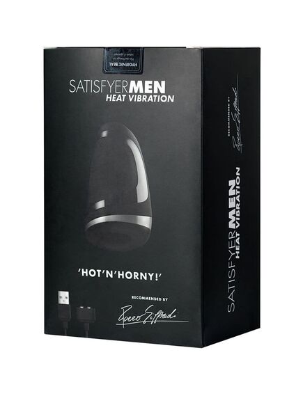 Мастурбатор с вибрацией и функцией подогрева Satisfyer Men Heat Vibration , изображение 8