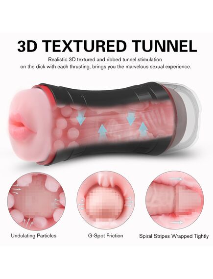 Polaris двухсторонний мастурбатор рот-вагина , изображение 3