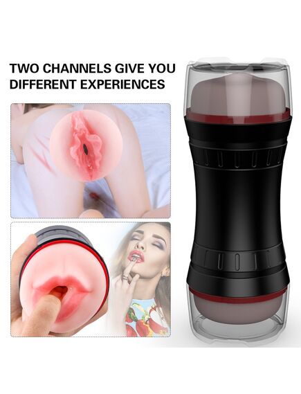 Polaris двухсторонний мастурбатор рот-вагина , изображение 5