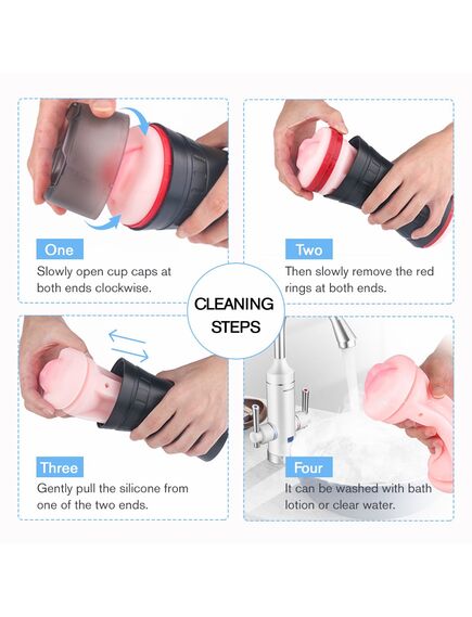 Polaris двухсторонний мастурбатор рот-вагина , изображение 6