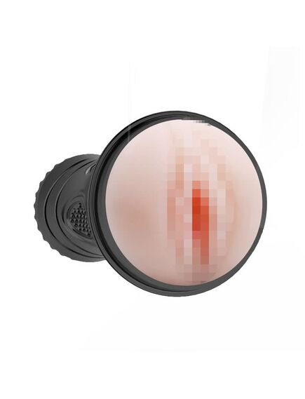 Мастурбатор с вибрацией, выносным пультом на батарейках PUSSY вагина , изображение 6