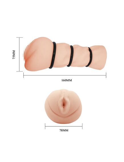 Реалистичный мастурбатор вагина Pocket Pussy 3D , изображение 4