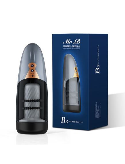 Мастурбатор Luxeluv с поступательными движениями Mr.B3 , изображение 2