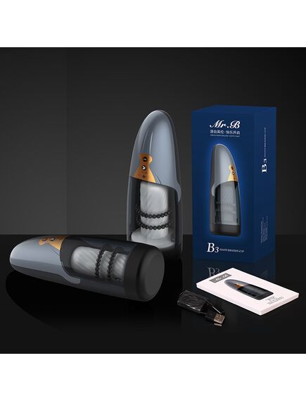 Мастурбатор Luxeluv с поступательными движениями Mr.B3 , изображение 4