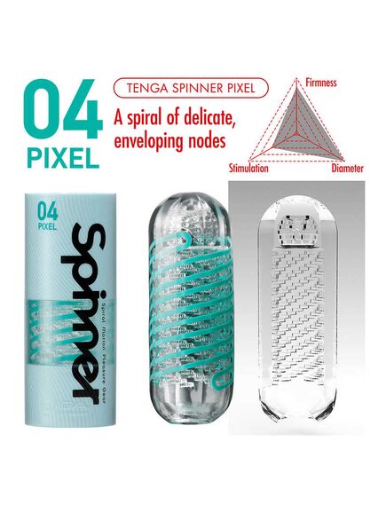 TENGA SPINNER Мастурбатор Pixel , изображение 3