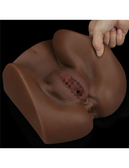 Мастурбатор вагина-анус Streetgirl's №2 Black , изображение 5