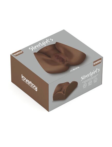 Мастурбатор вагина-анус Streetgirl's №2 Black , изображение 8