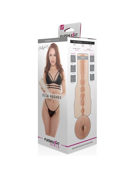 FLESHLIGHT SIGNATURE Мастурбатор Ella Hughes Candy, вагина , изображение 4