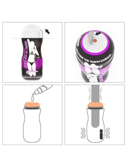 Мастурбатор-вагина с вибрацией Stamina Tunnel , изображение 5