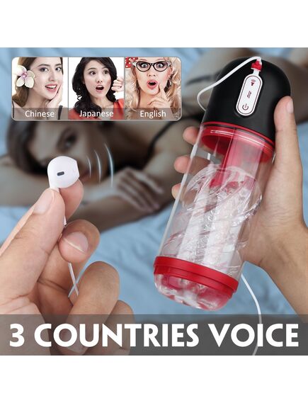 Мастурбатор с вакуумным эффектом и голосом Vivek , изображение 2