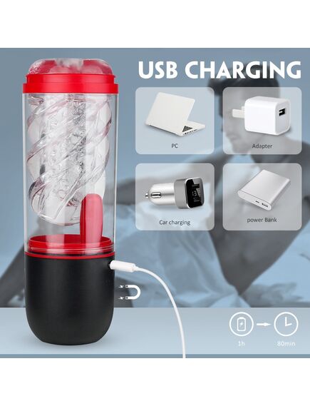 Мастурбатор с вакуумным эффектом и голосом Vivek , изображение 3