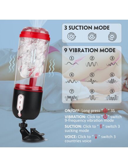 Мастурбатор с вакуумным эффектом и голосом Vivek , изображение 5