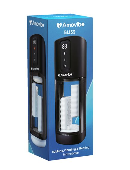 Инновационный мастурбатор Bliss с подогревом и функцией поступательных движений , изображение 8