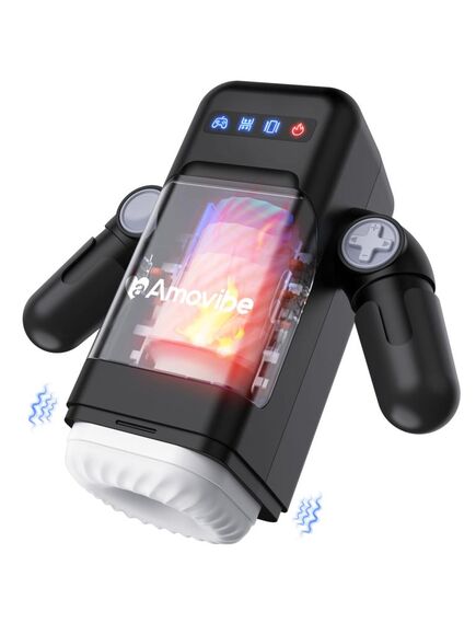 Инновационный робот-мастурбатор Game Cup (чёрный) , изображение 4