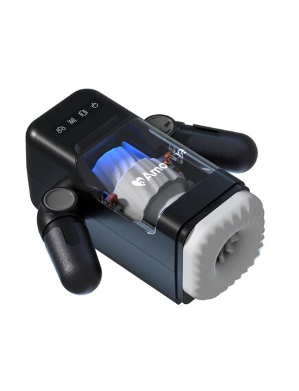 Инновационный робот-мастурбатор Game Cup (чёрный) , изображение 7