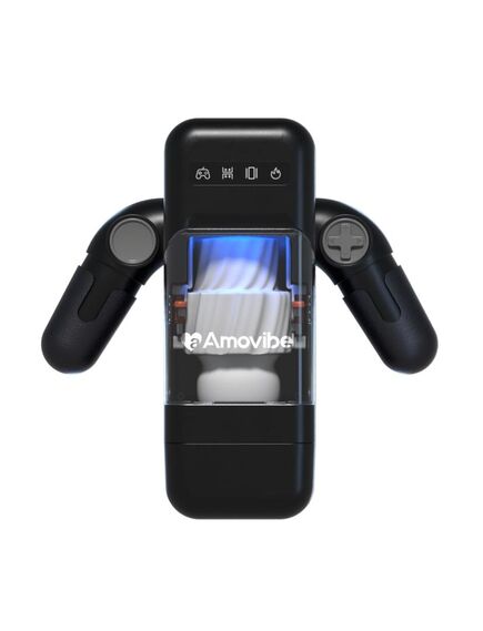 Инновационный робот-мастурбатор Game Cup (чёрный) , изображение 9