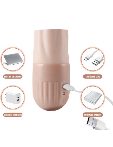 Мастурбатор в тубе в виде рта с вибрацией и всасыванием , изображение 4