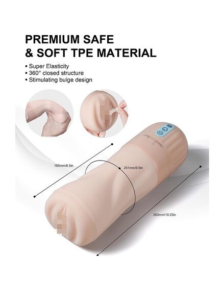 Мастурбатор-вагина с вибрацией и функцией всасывания , изображение 3