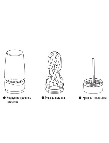 Мастурбатор Tenga Aero Silver Ring , изображение 3