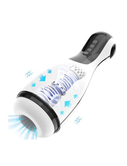 Инновационный мастурбатор Good night с точной имитацией орального секса (белый) , изображение 7