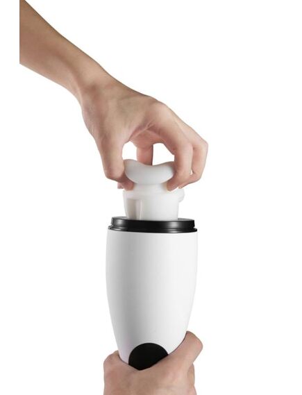 Инновационный мастурбатор Good night с точной имитацией орального секса (белый) , изображение 9