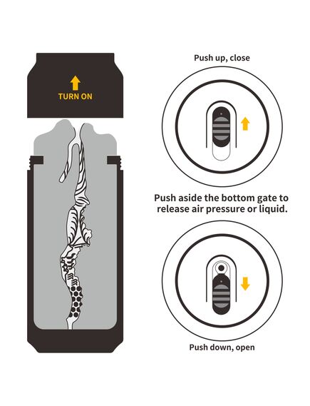 Мастурбатор-ротик в форме пивной банки Pleasure Brew Cream Ale , изображение 14