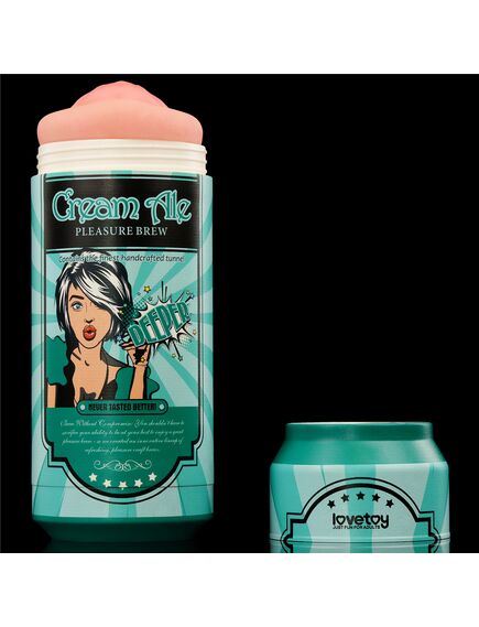 Мастурбатор-ротик в форме пивной банки Pleasure Brew Cream Ale , изображение 15