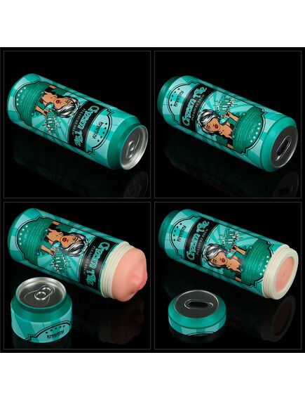 Мастурбатор-ротик в форме пивной банки Pleasure Brew Cream Ale , изображение 20