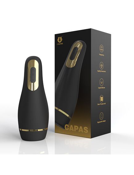 Мастурбатор с вибрацией и функцией сжатия "Capas" , изображение 2