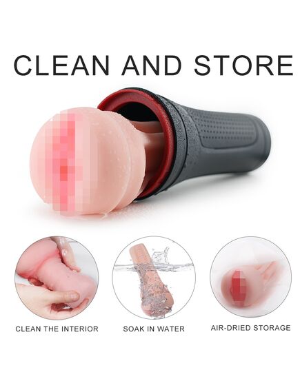 Hercules мастурбатор с вибрацией Hercules на пульте Д\У , изображение 2