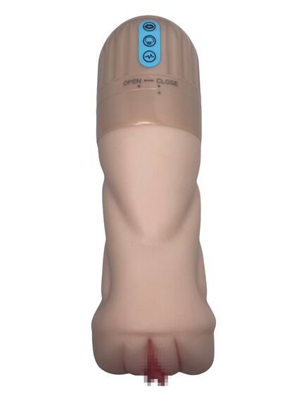 Мастурбатор в тубе в виде вагины с вибрацией и функцией всасывания "Beata" , изображение 2