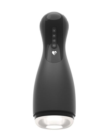 Инновационный мастурбатор Good night (soft-touch) с имитацией орального секса (черный) , изображение 2