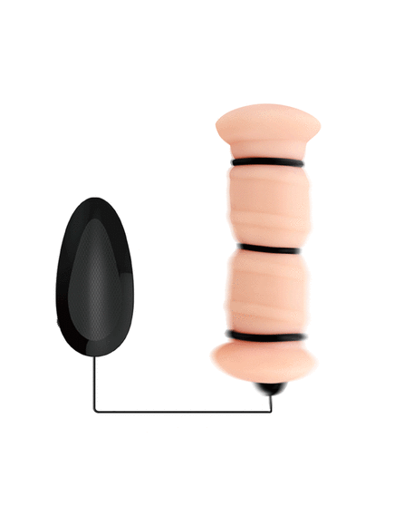 Двойной мастурбатор с вибрацией и кольцами Emma , изображение 4