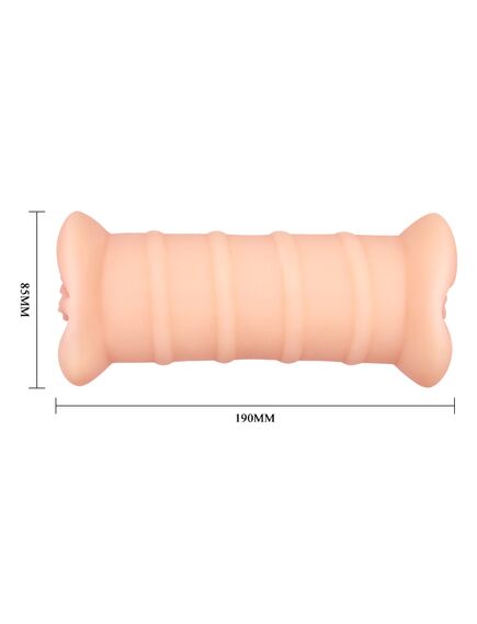 Двойной мастурбатор с вибрацией и кольцами Emma , изображение 5