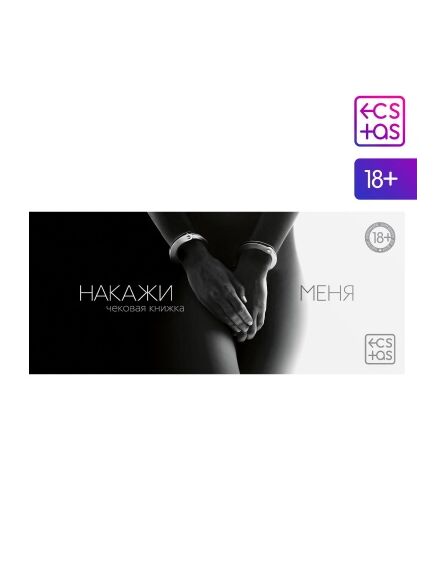 Чековая книжка "Накажи меня" 