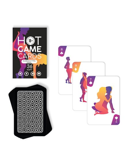 Карты игральные «HOT GAME CARDS» камасутра classic, 36 карт, 18+ , изображение 2