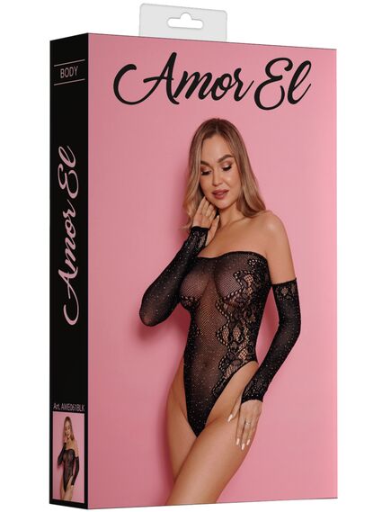 Боди Amor EL Lara со стразами (S/L) , изображение 5