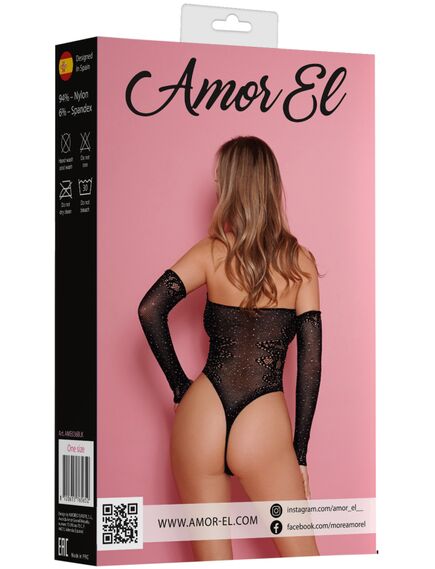 Боди Amor EL Lara со стразами (S/L) , изображение 6