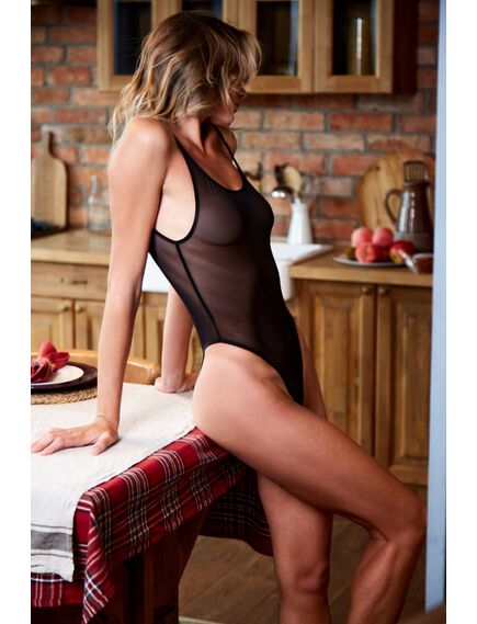 Боди базовое на тонких бретелях "Base", L/XL , изображение 3