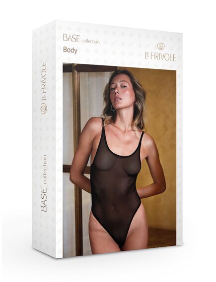 Боди базовое на тонких бретелях "Base", L/XL , изображение 4